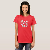 Chats Saint Valentin T-shirt (Devant entier)