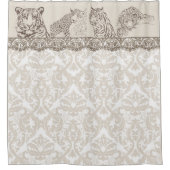 Chats sauvages - Rideau de douche (Devant)