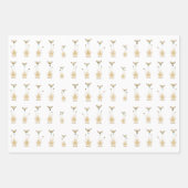 Chats siamois enveloppant des feuilles de papier (Devant 2)