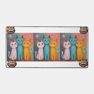 chats souriants
