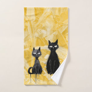 Chats sur Jaune