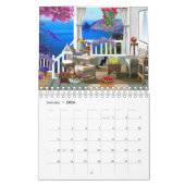 Chats sur le calendrier de plage (Jan 2026)