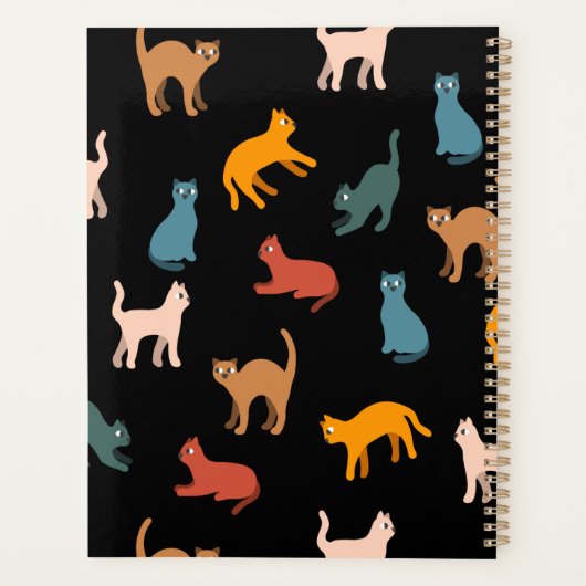 Chats sur le noir (Dos)