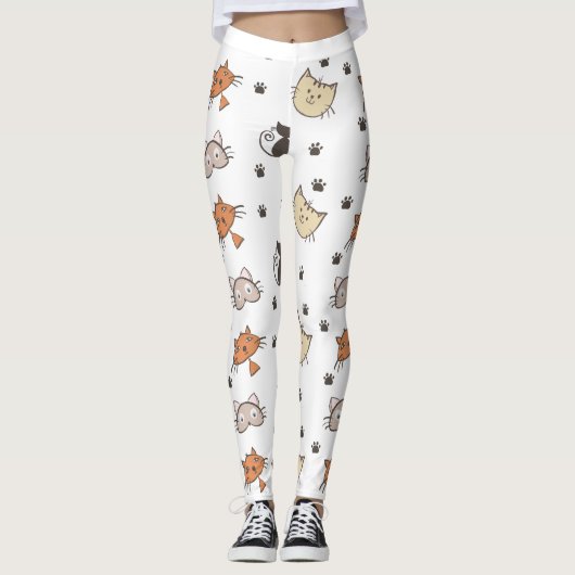 chats sur Leggings (Devant)