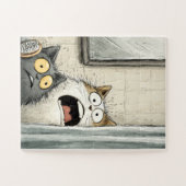 Chats surprise de douche - Puzzle amusant (Horizontal)