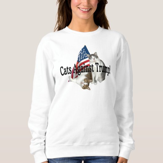 "Chats sweatshirt contre atout" (Devant)