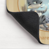 Chats & Tour Eiffel – Paris Joy Tapis de souris (Coin)