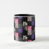 Chats-un-Tonic Patchwork Chat Mug (Centre)