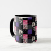 Chats-un-Tonic Patchwork Chat Mug (Devant gauche)