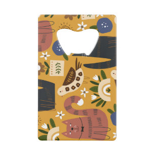 Chats vintages et oiseaux, Main Tirée.