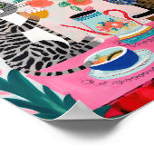 Chats Whimsical Avec Poster De Thé (Coin)