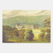 Chatsworth Derbyshire Jane Austen Darcy Pemberly Inpakpapier Vel (Voorkant 3)
