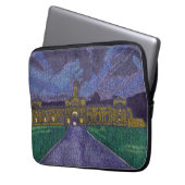 Chatsworth stallen laptop sleeve (Voorkant Links)