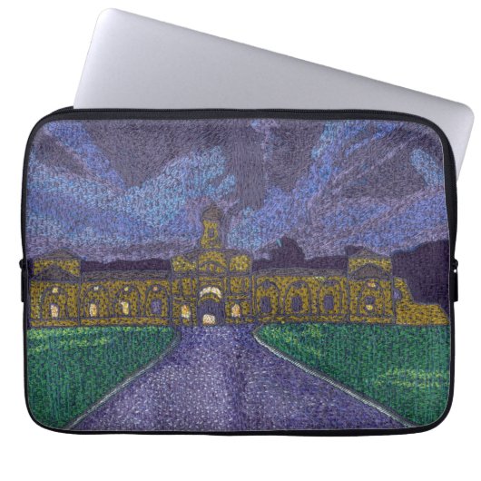 Chatsworth stallen laptop sleeve (Voorkant)