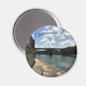 Chattahoochee, Columbus, Georgia Magnet Magneet (Voorkant / Achterkant)