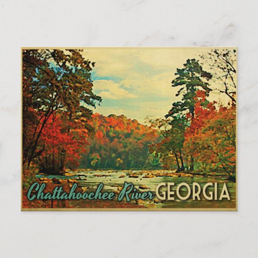 Chattahoochee Georgia Briefkaart (Voorkant)