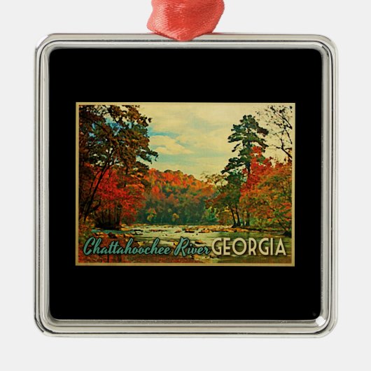 Chattahoochee Georgia Metalen Ornament (Voorkant)