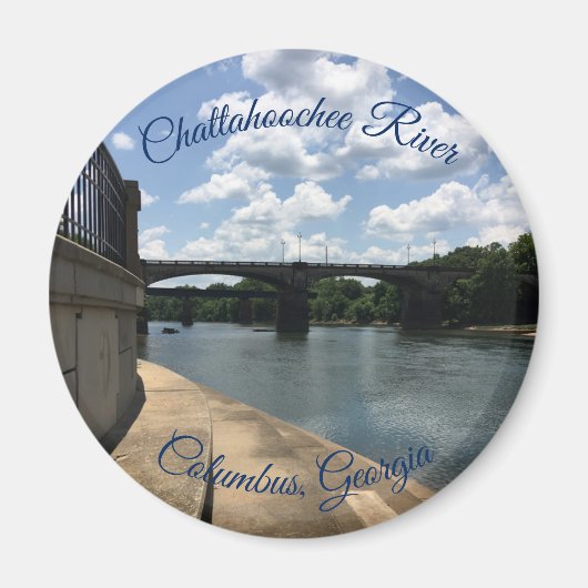 Chattahoochee River Columbus, Georgia Magnet (Devant)