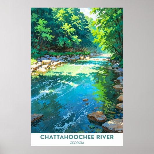 Chattahoochee River, Georgia Poster (Voorkant)