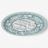 Chattanooga China Pattern Papieren Bordje (Gekanteld)