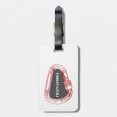 Chattanooga Klimmen Carabiner Bagagelabel (Achterkant verticaal)