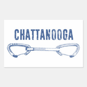 Chattanooga-klimmer Rechthoekige Sticker