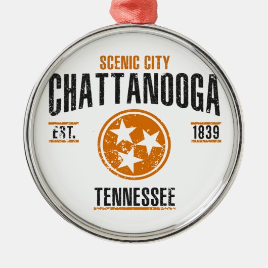 Chattanooga Metalen Ornament (Voorkant)