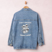 Chattanooga Native Pride Alien Funny State Tourist Denim Jacket (Hangar)