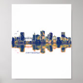 Chattanooga Skyline Poster (Voorkant)
