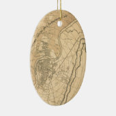 Chattanooga Tennessee 1870 Keramisch Ornament (Rechts)