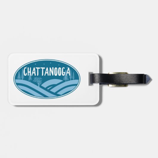 Chattanooga Tennessee buitenshuis Bagagelabel (Achterkant horizontaal)