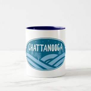 Chattanooga Tennessee buitenshuis Tweekleurige Koffiemok