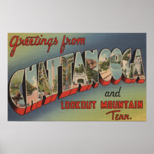 Chattanooga, Tennessee - Grote letterscènes 2 Poster