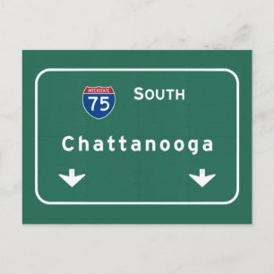Chattanooga Tennessee Interstate Highway Freeway : Briefkaart