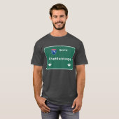 Chattanooga Tennessee Interstate Highway Freeway : T-shirt (Voorkant volledig)