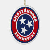 Chattanooga, Tennessee Keramisch Ornament (Rechts)