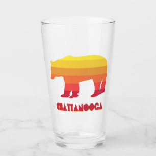 Chattanooga Tennessee Rainbow Beer Glas