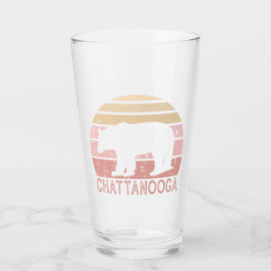 Chattanooga Tennessee Retro Beer Glas