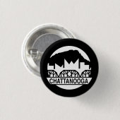 Chattanooga Tennessee Ronde Button 3,2 Cm (Voorkant /achterkant)