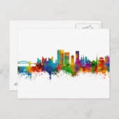 Chattanooga Tennessee Skyline Briefkaart (Voorkant / Achterkant)