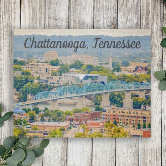 Chattanooga, Tennessee Skyline Foto Legpuzzel