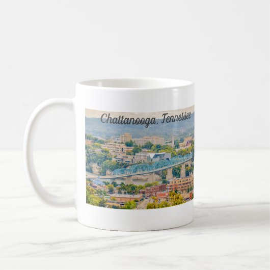 Chattanooga, Tennessee Skyline Mug (Gauche)