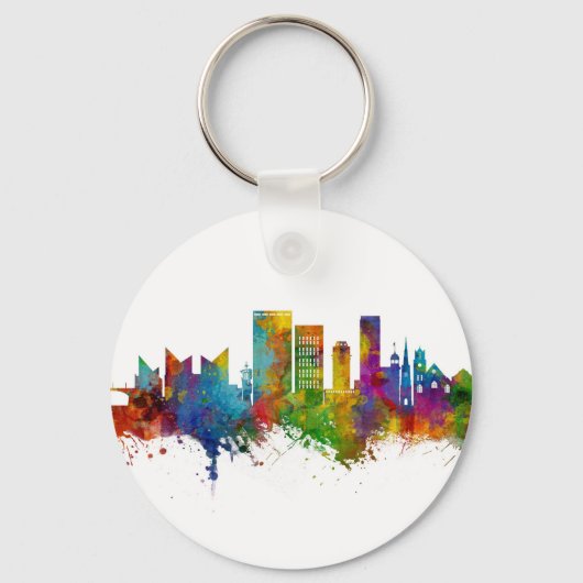 Chattanooga Tennessee Skyline Sleutelhanger (Voorkant)
