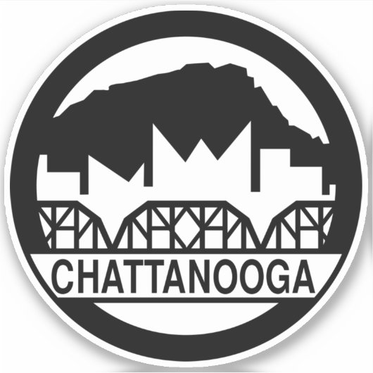 Chattanooga Tennessee Sticker (Voorkant)