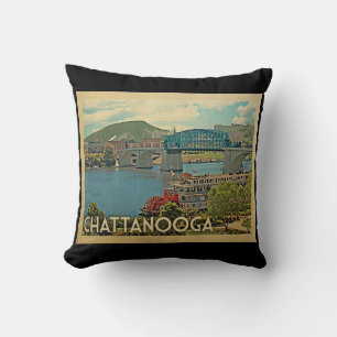 Chattanooga Tennessee Vintage Travel Kussen