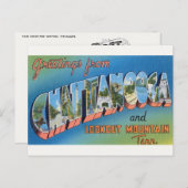 Chattanooga, TN en Signal Mtn. Briefkaart (Voorkant / Achterkant)