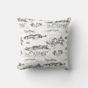 Chattanooga Toile Black en White Kussen