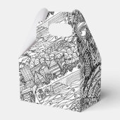 Chattanooga Whimsy Black and White Bedankdoosjes (Achterkant)