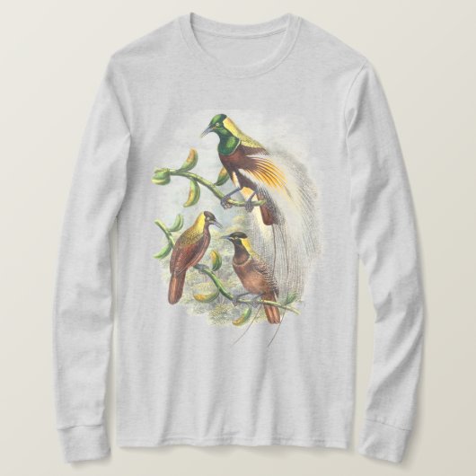 Chatte birds, tshirts hommes (Design devant)