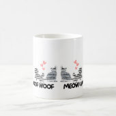 chatte et chien amour mug (Centre)